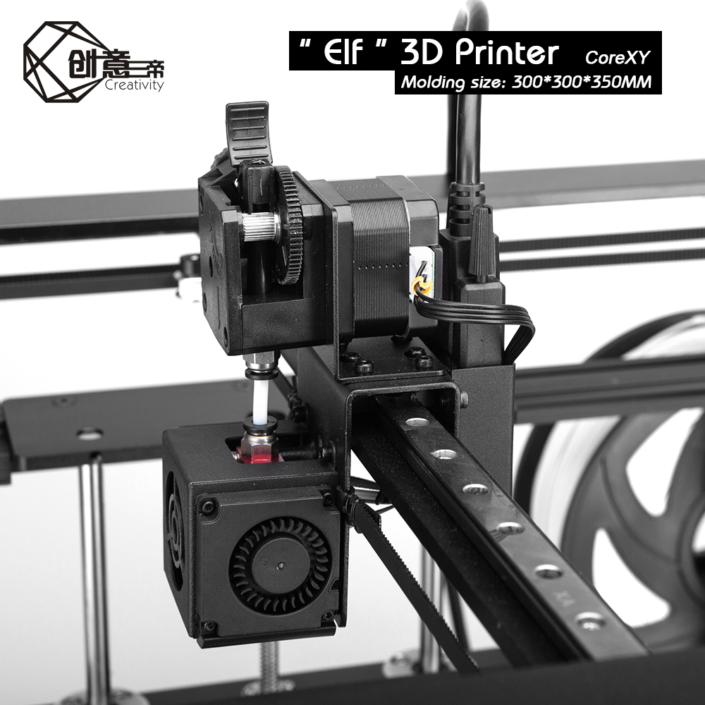 Upgrade 3D Printer Large Size 300*300*350mm CoreXY ELF High Precision